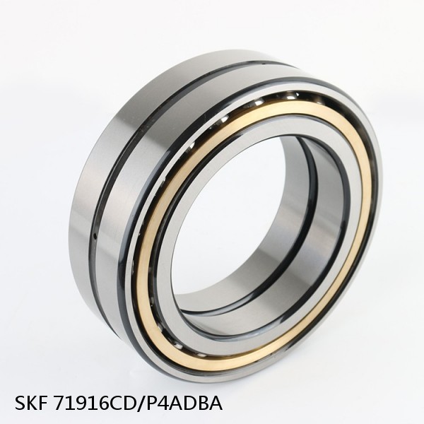 71916CD/P4ADBA SKF Super Precision,Super Precision Bearings,Super Precision Angular Contact,71900 Series,15 Degree Contact Angle