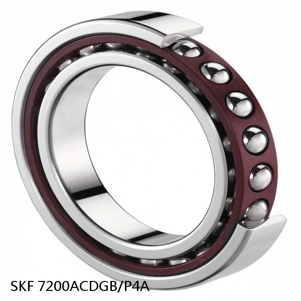 7200ACDGB/P4A SKF Super Precision,Super Precision Bearings,Super Precision Angular Contact,7200 Series,25 Degree Contact Angle